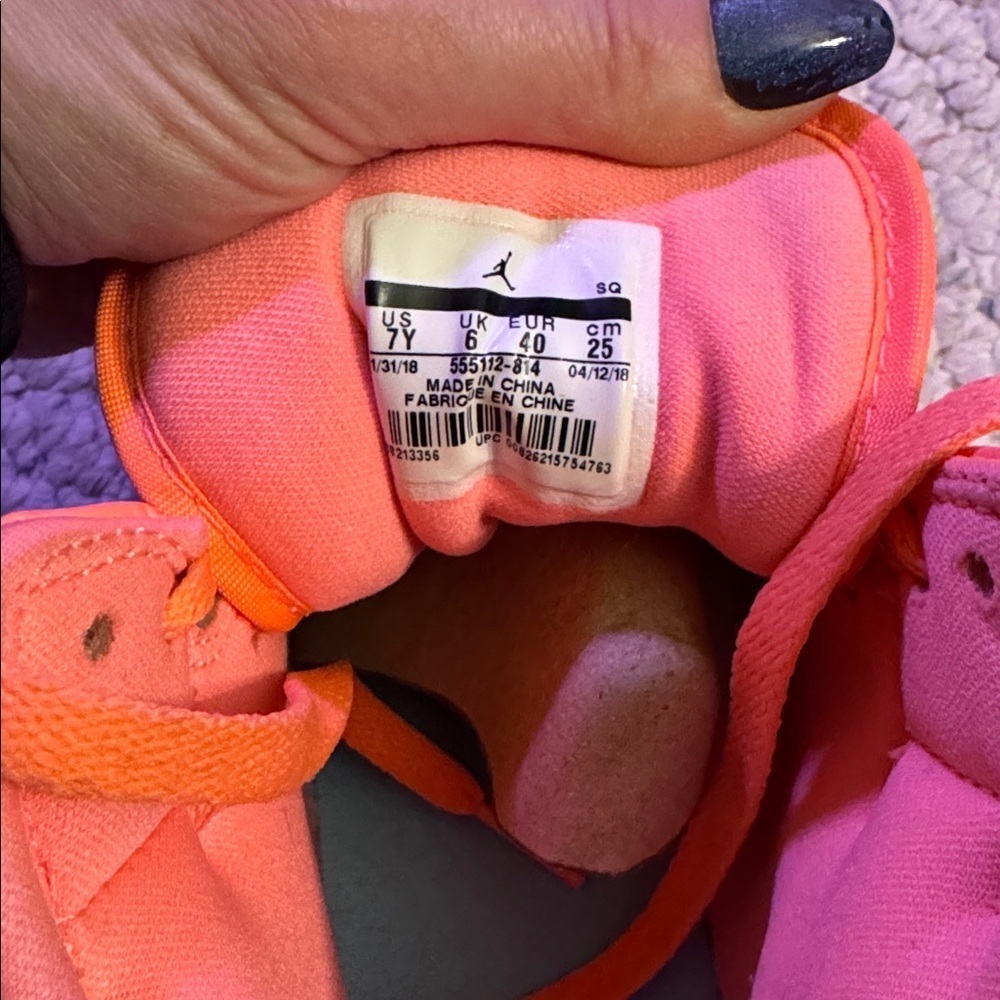 Nike Air Jordan 1 Mid in Crimson Pulse - Picture 5 of 6